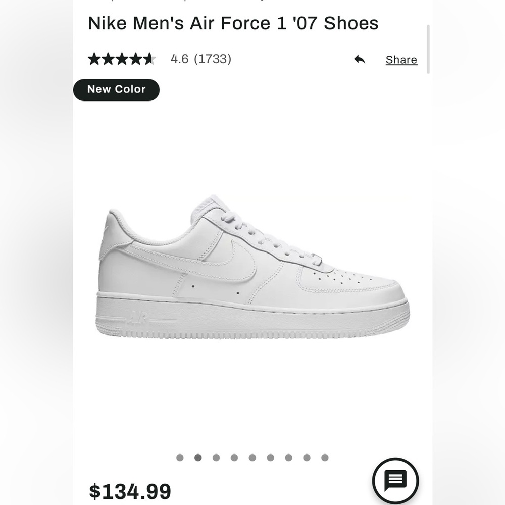 Nike Men’s Air Force 1 ‘07 Sneakers
